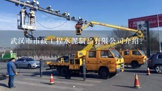 武汉市市政工程水泥制品有限公司介绍？