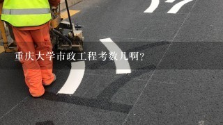 重庆大学市政工程考数几啊？