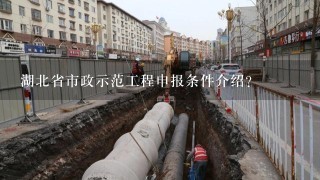 湖北省市政示范工程申报条件介绍？