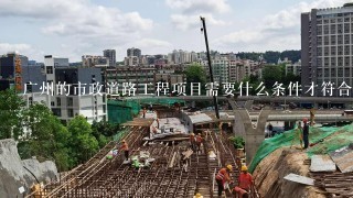 广州的市政道路工程项目需要什么条件才符合大型复杂工程，在招标中进行资格预审