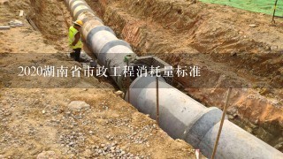 2020湖南省市政工程消耗量标准