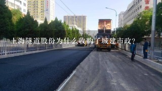 上海隧道股份为什么收购了城建市政？